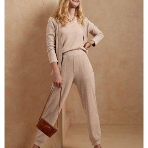 Banana Republic Brushed Marled Cardigan, Tank, Pants